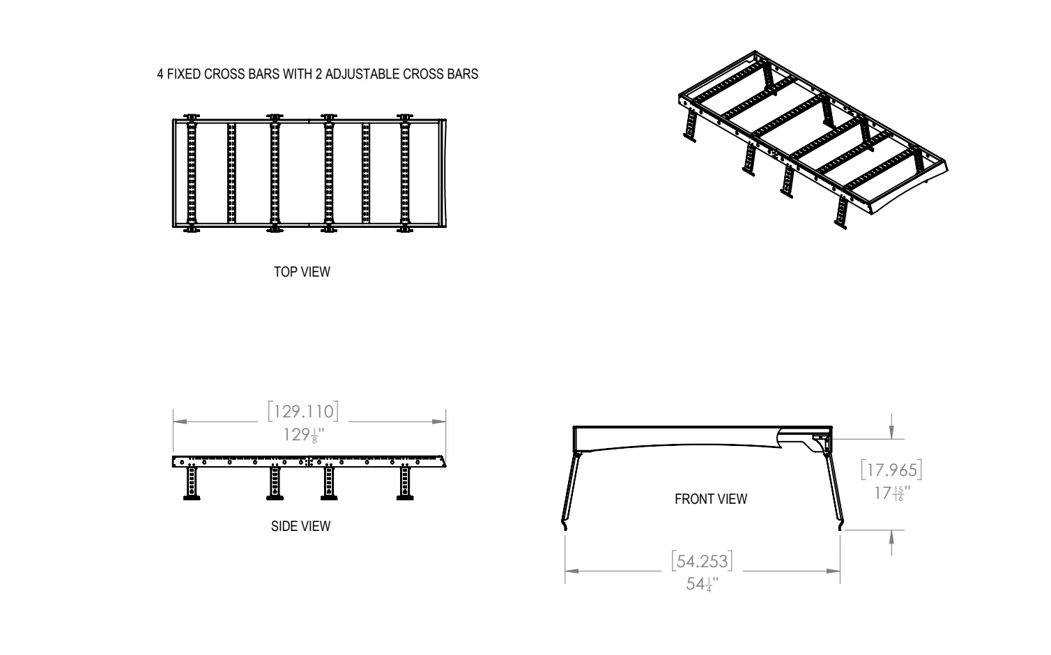 Roof Rack Hiace 1989-2004 High Roof - Image 10