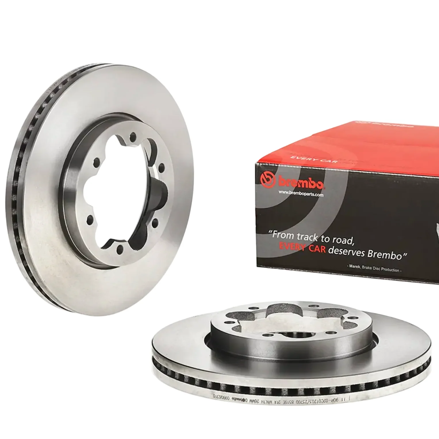 Vented Front Brake Disc Rotors Hiace 1993-2004 - Image 4